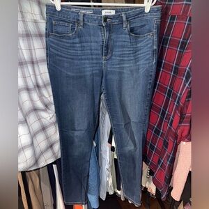 Sonoma Dark Blue Curvy Skinny Jeans- 12